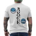 Ace Men's Crewneck Short Sleeve Back Print T-shirt