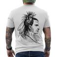 American Native Indian Graphics Men's Crewneck Short Sleeve Back Print T-shirt