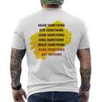 Anti Consumerism Men's Crewneck Short Sleeve Back Print T-shirt