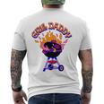 Bbq Grill Daddy Fathers Day Men's Back Print T-shirt