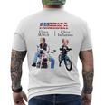 Best America Trump Ultra Maga Biden Ultra Inflation Men's Back Print T-shirt