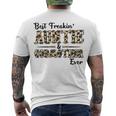 Best Freakin Auntie And God Mother Ever Men's Crewneck Short Sleeve Back Print T-shirt