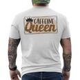 Caffeine Queen Graphic Shirt Design Men's Crewneck Short Sleeve Back Print T-shirt