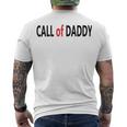 Call Of Daddy Men's Crewneck Short Sleeve Back Print T-shirt