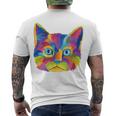 Cat Got Your Soul Men's Crewneck Short Sleeve Back Print T-shirt