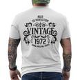 Copy Of 50Th Birthday Born 1972 Vintage Men's Crewneck Short Sleeve Back Print T-shirt