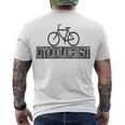 Cycologist Forever Sticker Men's Crewneck Short Sleeve Back Print T-shirt