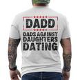 Dads Against Daughters Dating Men's Crewneck Short Sleeve Back Print T-shirt