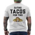 Eating Tacos For Two Men's Crewneck Short Sleeve Back Print T-shirt