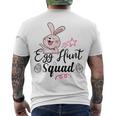 Egg Hunt Squad Men's Crewneck Short Sleeve Back Print T-shirt