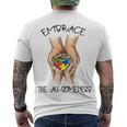 Embrace Ausomeness Men's Crewneck Short Sleeve Back Print T-shirt