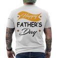 Fathers Day Happy Fathers Day Gift For Your Father Men's Crewneck Short Sleeve Back Print T-shirt