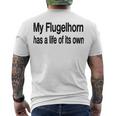 Flugelhorn Lightweight Sweatshirt V2 Men's Crewneck Short Sleeve Back Print T-shirt