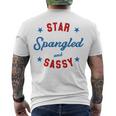 Fourth Of July Star Spangled Sassy Cute 741 Shirt Men's Crewneck Short Sleeve Back Print T-shirt