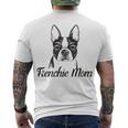 Frenchie Mom French Bulldog Dog Lover Women 612 Trending Shirt Men's Crewneck Short Sleeve Back Print T-shirt