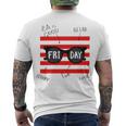 Friday With Slogans Men's Crewneck Short Sleeve Back Print T-shirt