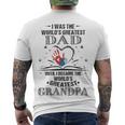 From Worlds Greatest Dad To Worlds Greatest Grandpa 34 Trending Shirt Men's Crewneck Short Sleeve Back Print T-shirt