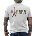 Guitar Papa Men's Crewneck Short Sleeve Back Print T-shirt