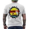 Halloween Time Is Coming Men's Crewneck Short Sleeve Back Print T-shirt