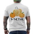 Happy Fall Yall Its Fall Yall Leopard Print Pump V2 Men's Crewneck Short Sleeve Back Print T-shirt