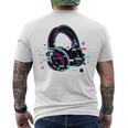 Headset Lover V2 Men's Crewneck Short Sleeve Back Print T-shirt