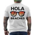 Hola Beaches Funny V2 Men's Crewneck Short Sleeve Back Print T-shirt