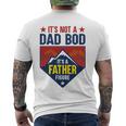 Mens Its Not A Dad Bod Its A Father Figure Dad Joke Fathers Day Men's Back Print T-shirt