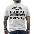 Kids Field Day For Teache Yellow Field Day Men's Back Print T-shirt Kids Field Day For Teache Yellow Field Day Men's Back Print T-shirt