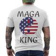 King Maga Men's Crewneck Short Sleeve Back Print T-shirt