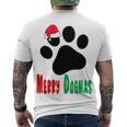 Merry Dogmas Men's Crewneck Short Sleeve Back Print T-shirt