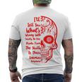 Official Wrong Society Drink From The Skull Of Your Enemies V3 Men's Crewneck Short Sleeve Back Print T-shirt