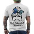 Over Educated Women Men's Crewneck Short Sleeve Back Print T-shirt