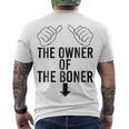 The Owner Of The Boner Men's Crewneck Short Sleeve Back Print T-shirt