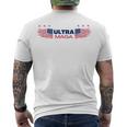 Ulltra Maga Amarican Wings Men's Crewneck Short Sleeve Back Print T-shirt