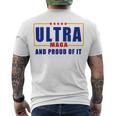 Ultra Maga And Proud Of It V11 Men's Crewneck Short Sleeve Back Print T-shirt