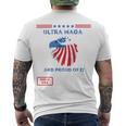 Ultra Maga And Proud Of It V12 Men's Crewneck Short Sleeve Back Print T-shirt