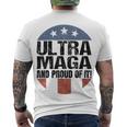 Ultra Maga And Proud Of It V19 Men's Crewneck Short Sleeve Back Print T-shirt