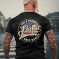 4Th Of July Dad Papa Like A Grandpa Only Cooler Men's Back Print T-shirt Gifts for Old Men
