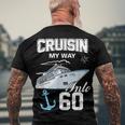 60Th Birthday Cruisin My Way Into 60 Birthday Was Born 1962 Men's T-shirt Back Print Gifts for Old Men