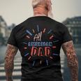 Mens All American Dad 4Th Of July Family Matching Cute Holiday Men's T-shirt Back Print Gifts for Old Men