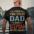Best Dad And Stepdad Cute Fathers Day From Wife V3 Men's Back Print T-shirt Gifts for Old Men Best Dad And Stepdad Cute Fathers Day From Wife V3 Men's Back Print T-shirt Gifts for Old Men