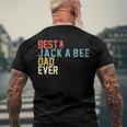 Best Jack-A-Bee Dad Ever Retro Vintage Men's Back Print T-shirt Gifts for Old Men