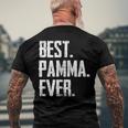 Best Pamma Ever - Vintage Father Men's Back Print T-shirt Gifts for Old Men