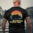 Best Papa Bear Ever Christmas Active Men's Back Print T-shirt Gifts for Old Men