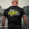 Best Truckin Papa Ever Trucker Truck Driver Dad Father Men's T-shirt Back Print Gifts for Old Men
