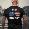 The Big Guy Joe Biden Sunglasses Red White And Blue Big Boss Men's Back Print T-shirt Gifts for Old Men
