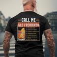 Call Me Old Fashioned Sarcasm Drinking Men's Back Print T-shirt Gifts for Old Men