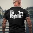Cane Corso The Dogfather Pet Lover Men's Back Print T-shirt Gifts for Old Men
