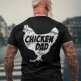 Chicken Chicken Chicken Dad - Funny Farm Farmer Father Gift Men's Crewneck Short Sleeve Back Print T-shirt Gifts for Old Men