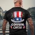 Cousin Crew 4Th Of July Family Matching Boys Girls Kids Men's T-shirt Back Print Gifts for Old Men